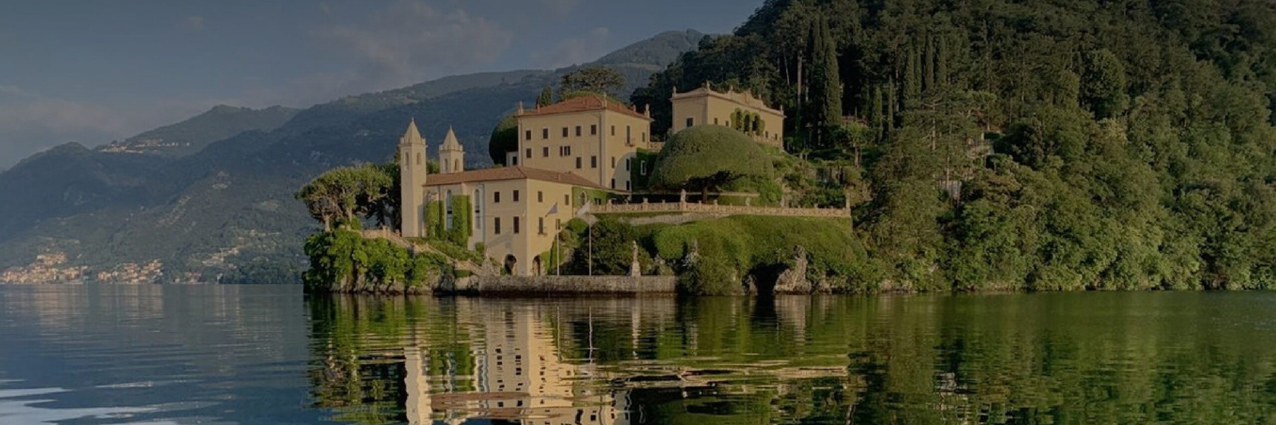 Historical building on an island