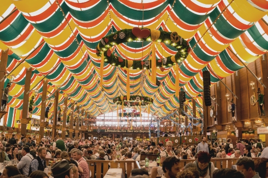 Tent at the Oktoberfest in Munich