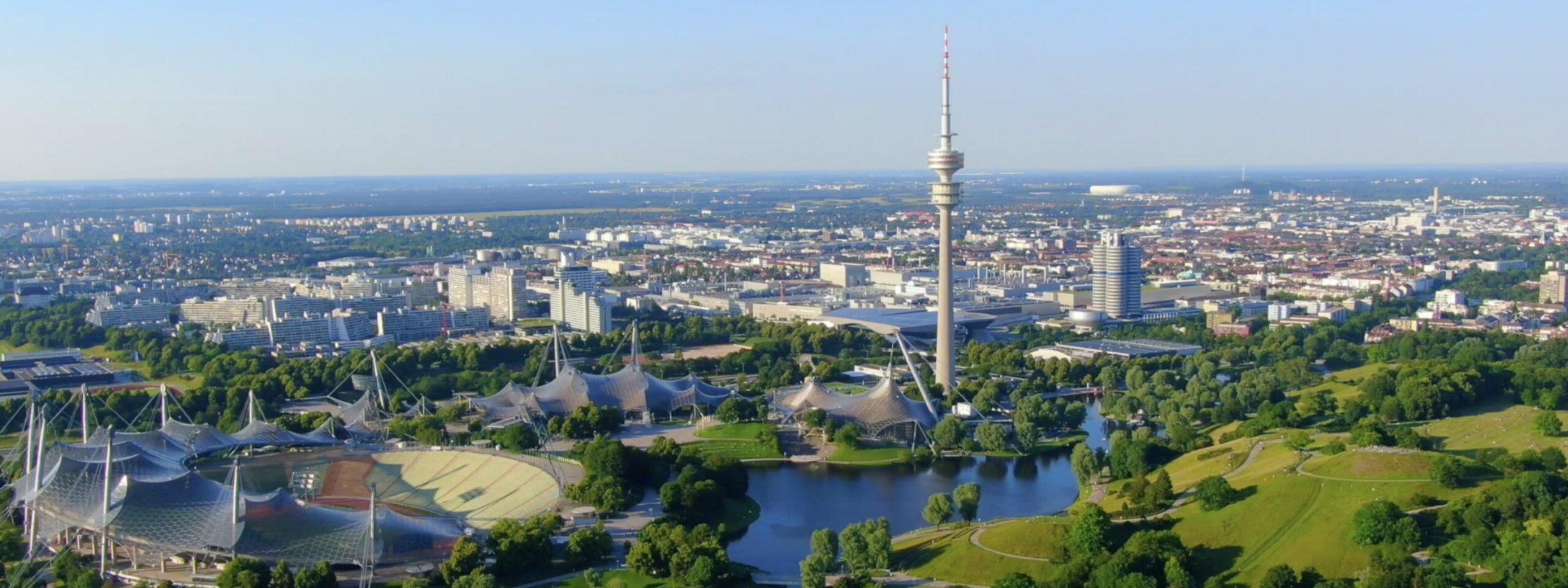 Olympia Park Munich top view